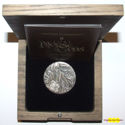 2016 2oz Silver Coin - NORSE GODS - LOKI